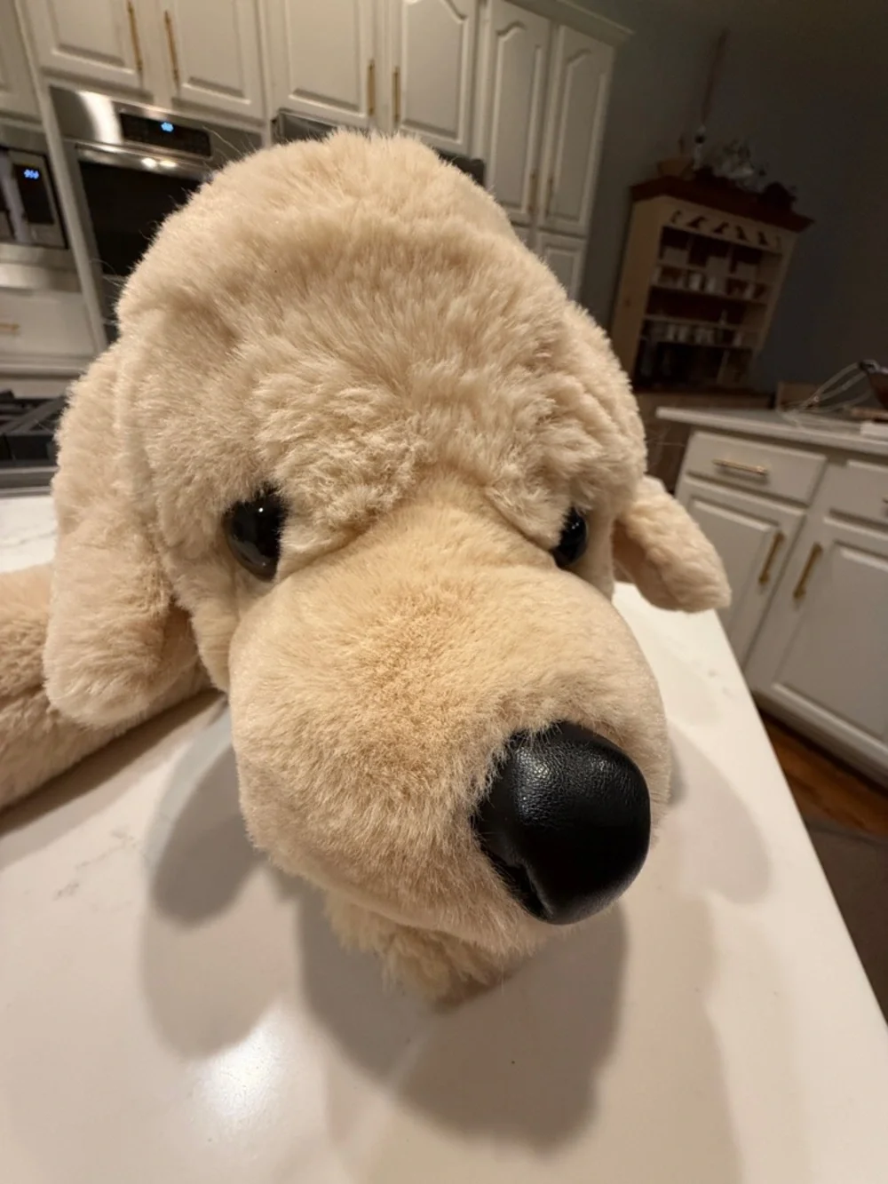 FAO Schwarz Cream Plush Golden Retriever Puppy Dog Toy 2021